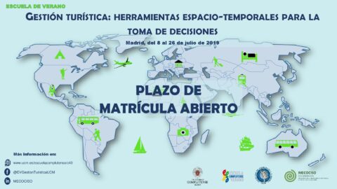 escuela de verano UCM. Gestión turística: herramientas espacio-temporales para la toma de decisiones